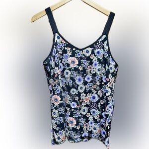 Bobeau floral tank